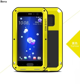 

U11 Original Love Mei Waterproof Case for HTC U11 Shockproof Rugged Case Metal Aluminum Cover