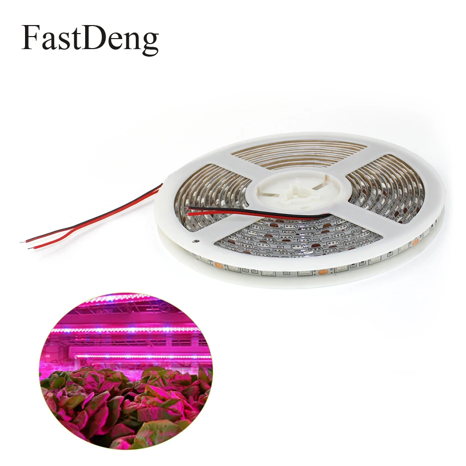 

LED Plant Light Waterproof 12V 5050 IP20 IP65 Flexible LED Plant Growth Strip Light For Aquarium Greenhouse Hydroponic Plants