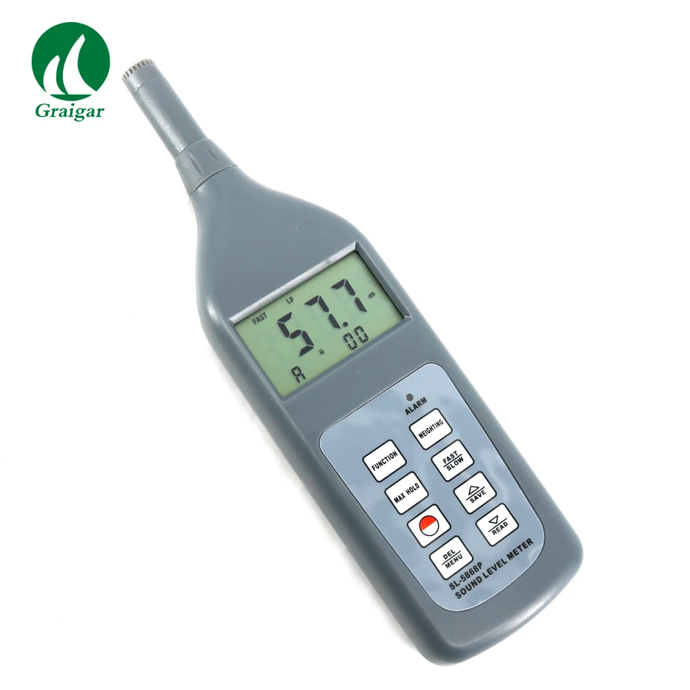 

SL-5868P Digital Sound Noise Level Meters Self Calibration Frequency range: 31.5Hz~8kHz