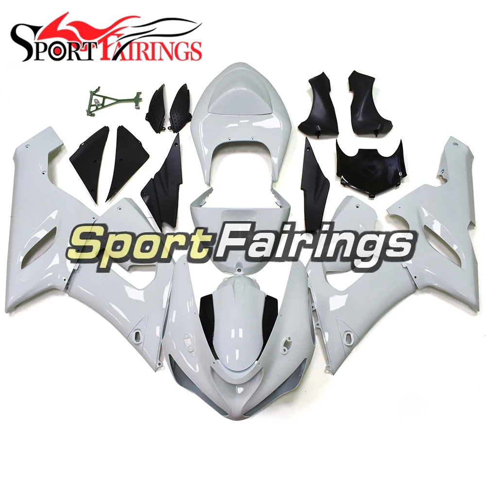 Motorcycle Fairings For Kawasaki ZX6R ZX-6R Year 05 06 Ninja 636 2005 - 2006 ABS Injection Covers Fairing Kit Cowling White Hull |