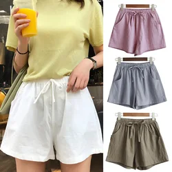 Women High Waist Loose Solid Color Shorts Casual for Summer Sport Running Beach Hot Women High Waist Loose Solid Color Shorts Casual for Summer Sport Running Beach Hot