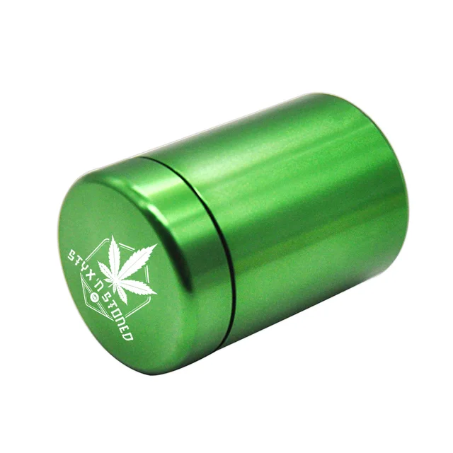 Pill Box Water Proof Airtight Aluminum Drug Case Bottle Holder