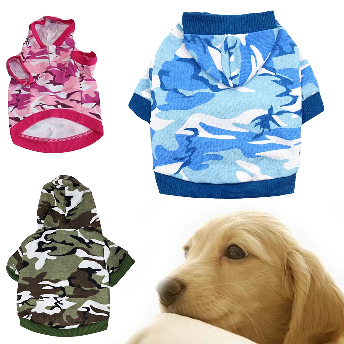 Small Dogs Chihuahua Yorkie Pug Dog Pet Supplies Pet Dog Hoodies Clothes Pets Soft Cotton Puppy