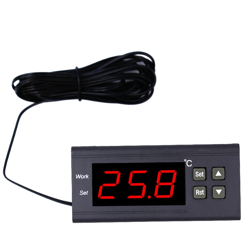 

New Arrival 220V Digital thermoregulator Temperature controller Thermostat regulator with Temperature calibration function 15%