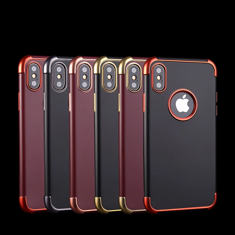 Силиконовый чехол для мобильного телефона iPhone 7 6 s 8 X Plus четыре угла шлифовальный