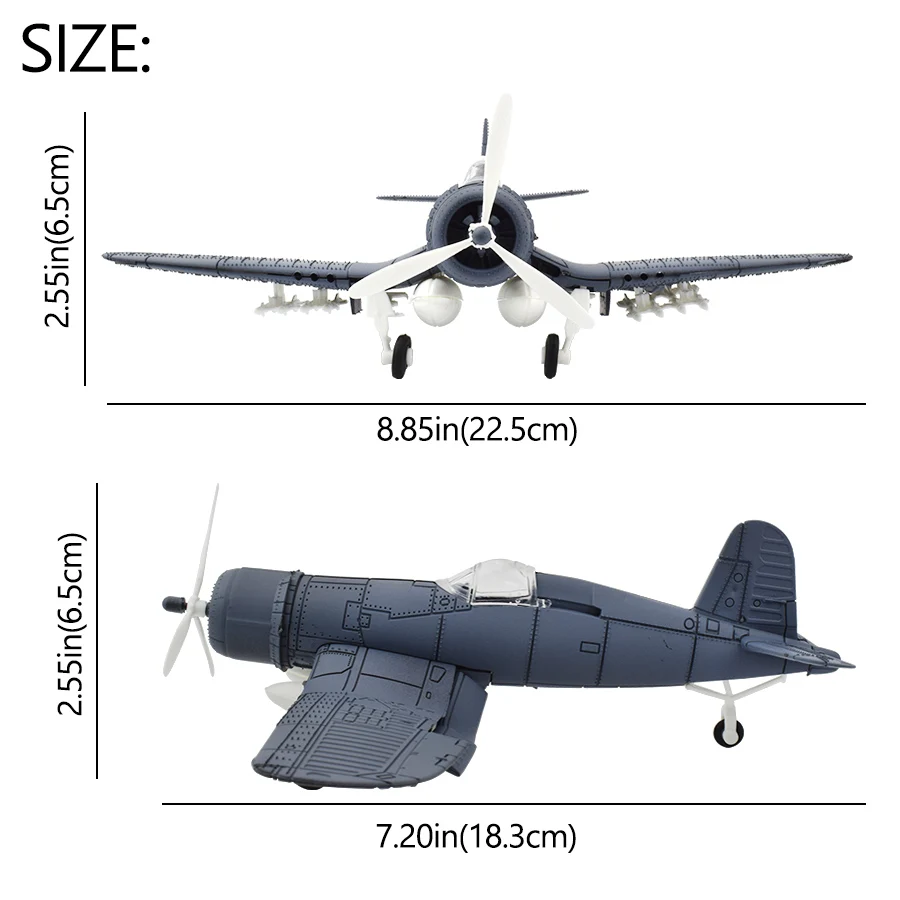 1 шт. Сборная модель самолета набор игрушек для мальчиков военный F4U Corsair Fighter 4D модель DIY строительные блоки игрушка для обучения подарки