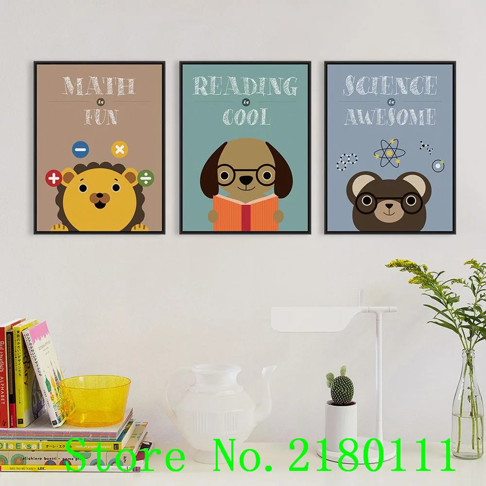 AtFipan Matematika Studi Lucu Hewan Poster Abstrak Dibingkai Baik AtFipan Matematika Studi Lucu Hewan Poster Abstrak Dibingkai Baik