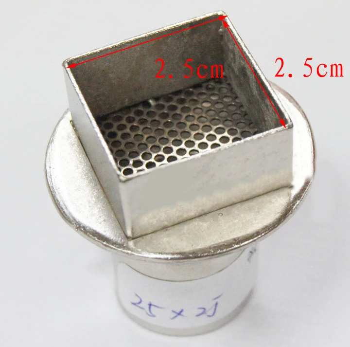 25mmx25mm hot air station BGA nozzle 850 Series Hot Air Rework Stations Gun hot air nozzle Free Shipping