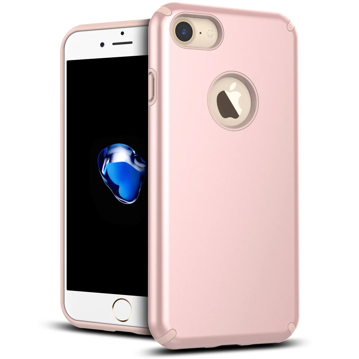 GrandEver Case For iphone 7 7 plus Protective Backcover 2 IN 1 Design