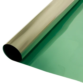 

Silver&Green Window Film one way mirror solar tint Privacy Decorative Film Heat Control Sun Blocking UV Protection Glass tint