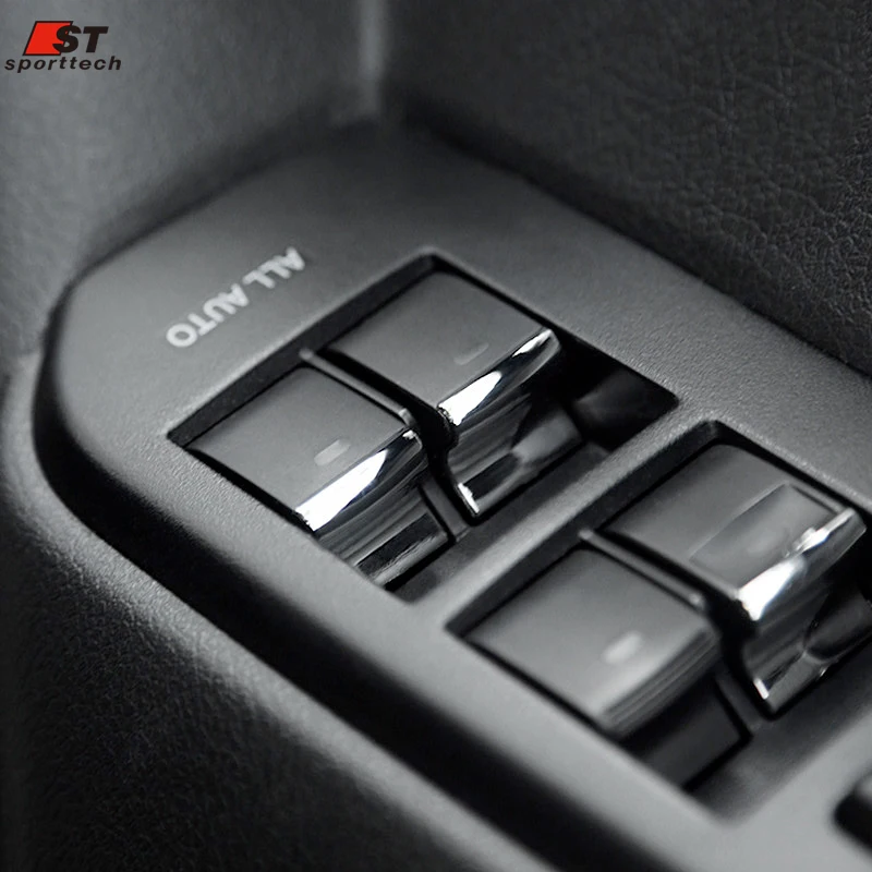 

Car Styling Door Window Lifter Sequins Trims ABS Plating Chrome Trim Fit For 2013 15 16 Toyota Camry COROLLA PRIUS CROWN