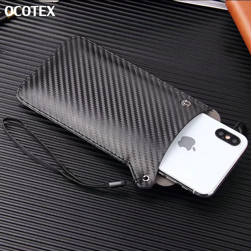 

OCOOTEX Universal Mobile Phone Bag Case For iPhone X Xr Xs Max 6 6s 7 8 Plus Belt Clip Hang Waist Bag Pouch For iPhone 5 5s SE