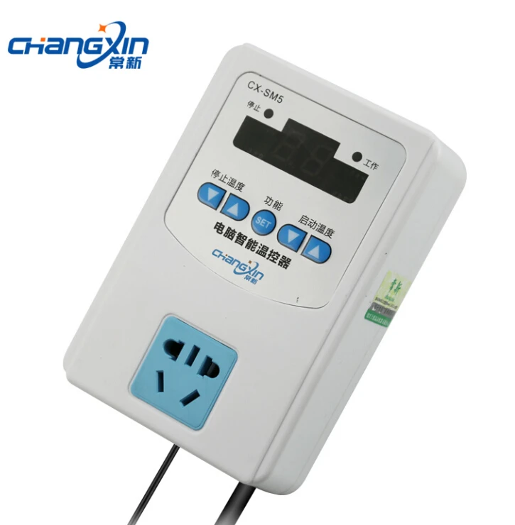 

Electronic computer intelligent thermostat temperature control switch CX-SM5 Precision three significant 1500W air head