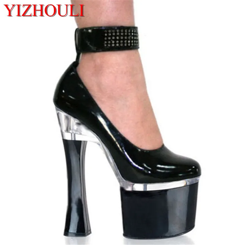 

Sexy fashion stage in the spring and autumn in high heels Ultra-high with sexy 18 centimeters tall with models