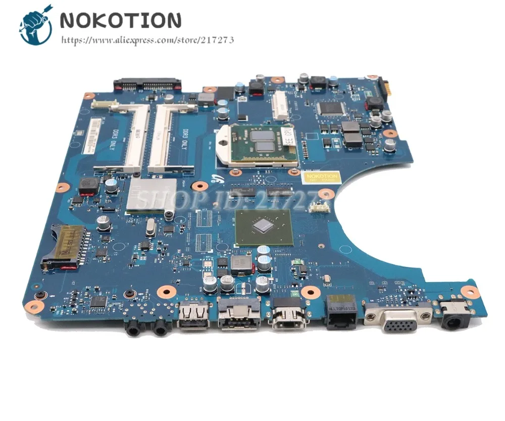 NOKOTION для samsung NP-R580 R580 Материнская плата ноутбука HM55 DDR3 GT310M графика Процессор BREMEN-M BA92-06132A BA92-06132B