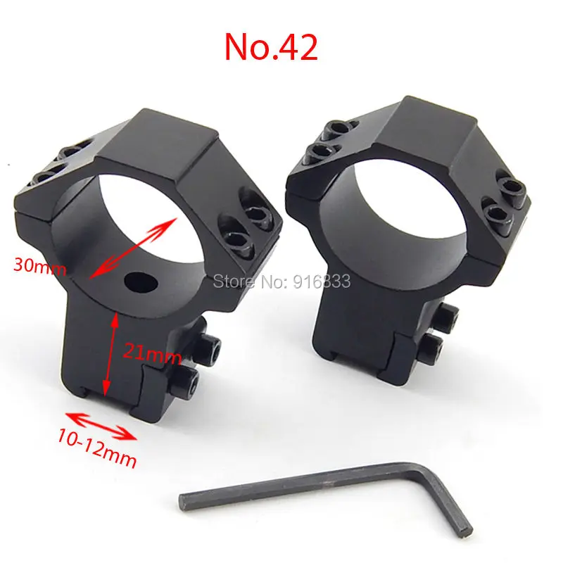 2pcs 11mm Air Rifle Scope Mount Rings double screw 30mm Diameter Optical Sight Bracket Mounts
