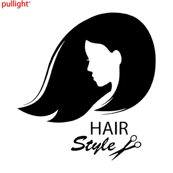 

Classic Creative Hair Girl Stylist Beauty Tanning Salon Car Truck Window Vinyl Decal Sticker