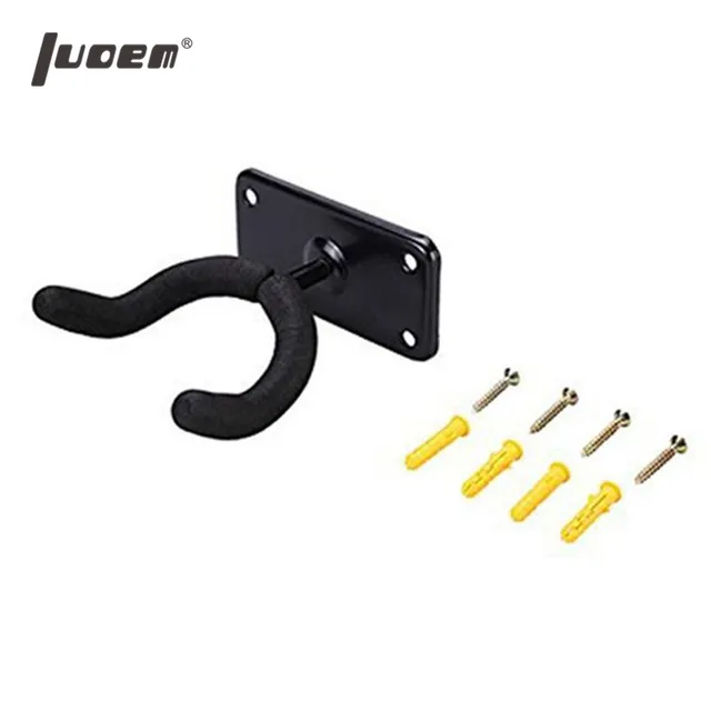 US $6.43 Music Instrument Wall Mount Guitar Hanger Hook Metal Round Base Support Holder for Skateboard Mando