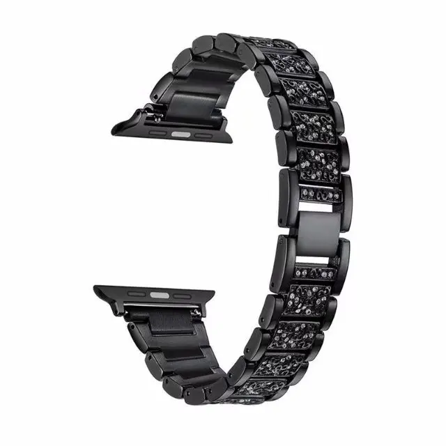 Ремешок для Apple Watch 4 роскошный браслет со стразами iWatch сменный Браслет Series 1 2 3 38 42