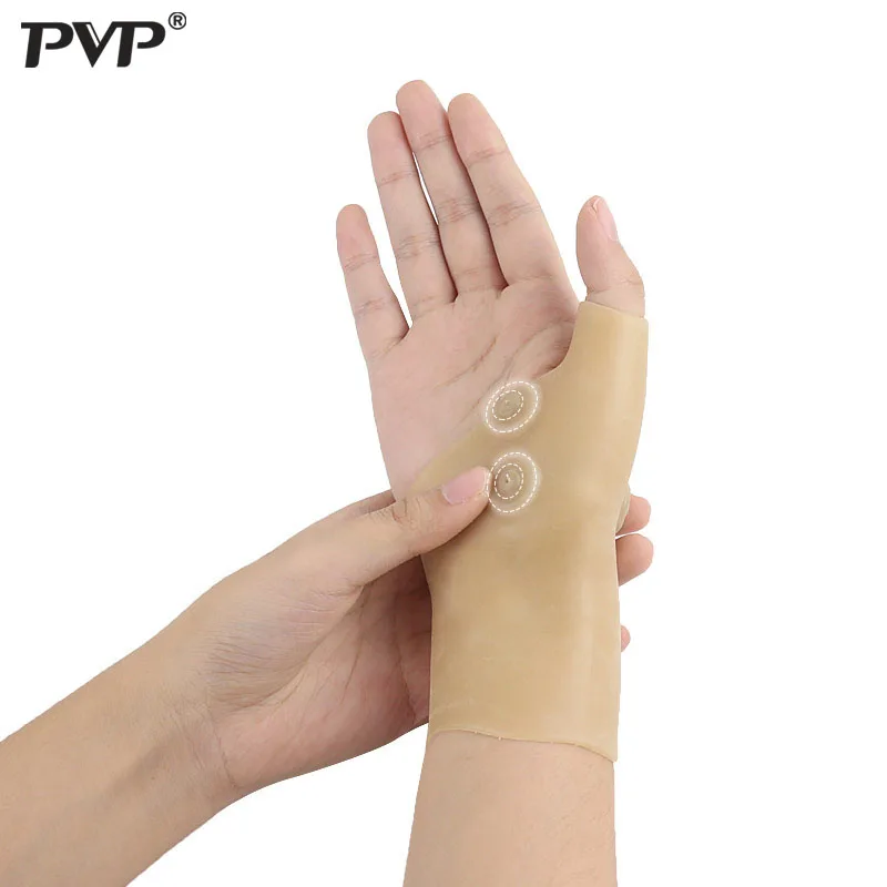 

1 pair of Magnetic Therapy Wrist Glove Tenosynovitis Pain Relief Wrist Hand Thumb Support Gloves Wrist Support Braces universal