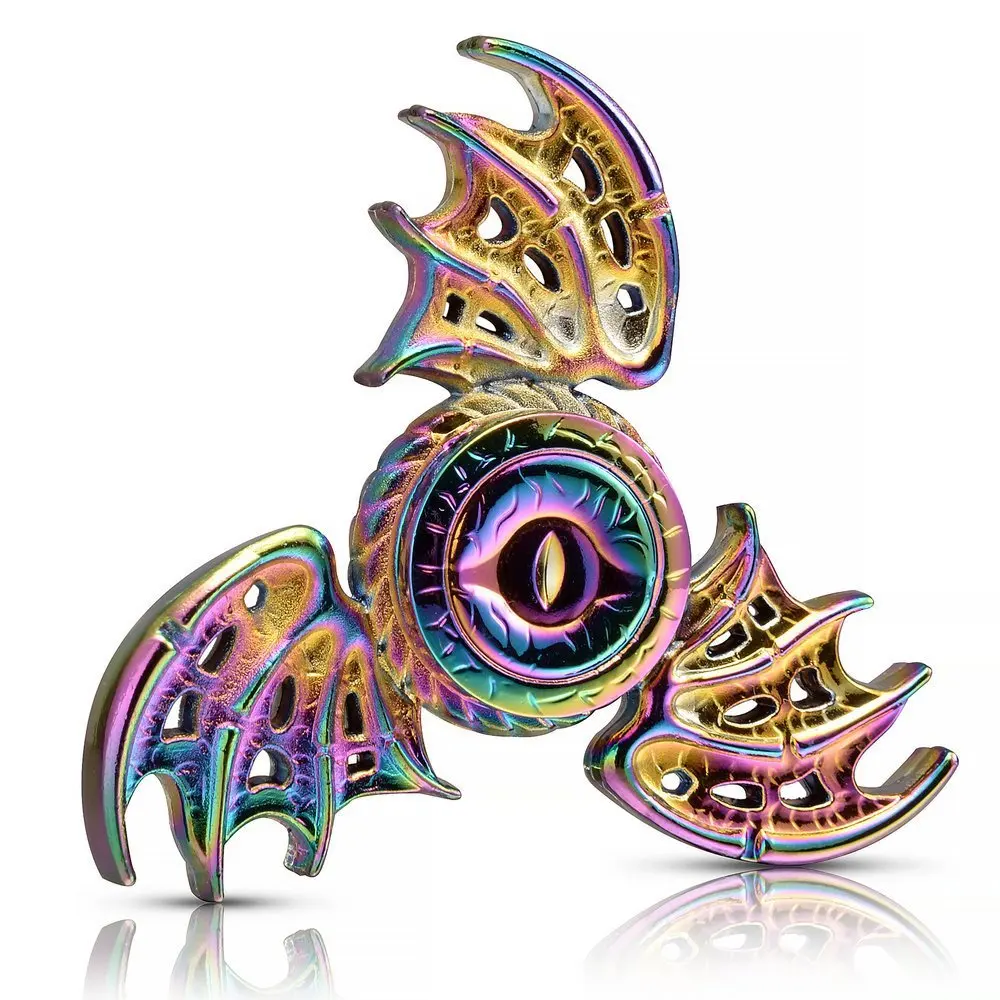 

100pcs/Lot DHL EMS Drop Shipping Thrones Fidget Spinner Dragon Eyes Metal Hand Spinner Finger Spinner Anti Stress Tri Spiner Toy