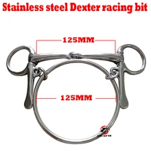 Из нержавеющей стали Декстер Трензель, никогда не ржавеет конь бит, половина щек. Конский продукт.(BT0202