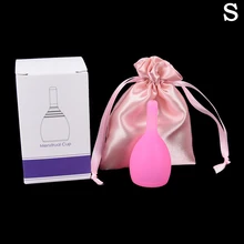 Женская гигиена, Дамская чашка, менструальная чашка, размер S, L, силиконовая менструальная чашка для периода Луны, менструальная чашка