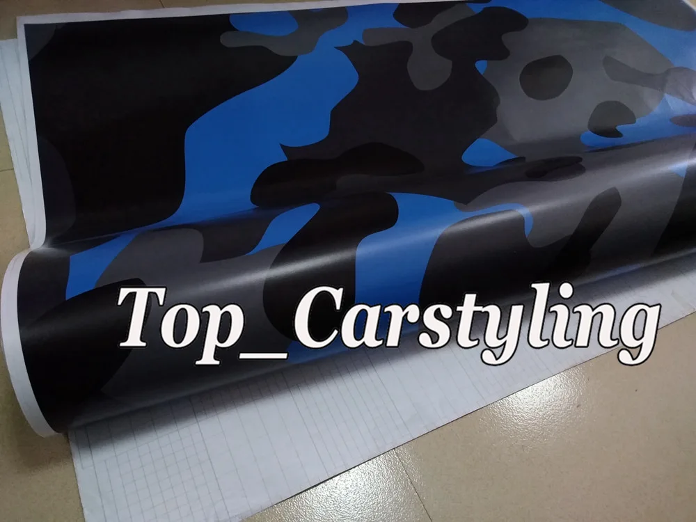 Dark blue snow black car wrapping arctic camouflage wrap foil (2)