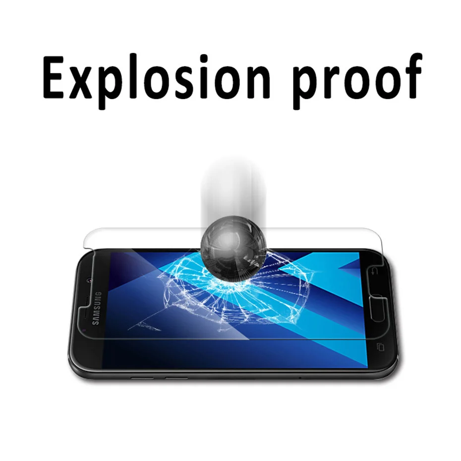 CAPAME Protective Glass For Samsung Galaxy A7 2018 A5 A3 2016 A8 A6 Plus Screen Protectors Glass On A7 For Samsung A7 2018 Glass (6)