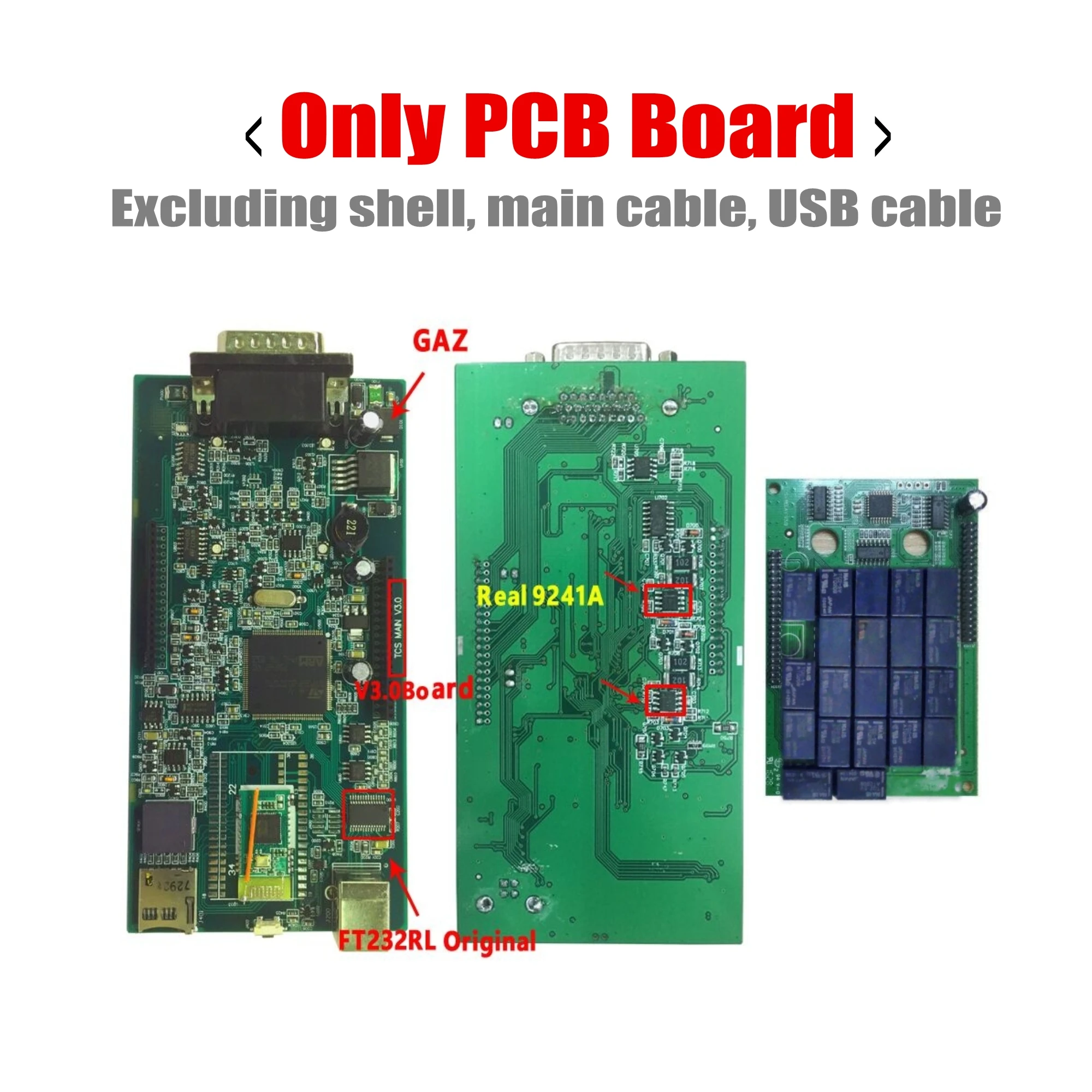 

WOW CDP Blue/Green PCB 8.0 Only V3.0 Green Nec Relay main board for delphis VD DS150E CDP / VD TCS CDP/wow cdp snooper