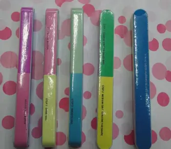 

Colored 7 sides nail buffer Nail Art Sanding Files Buffer Manicure Pedicure Tools Sand Paper Foam Nail File