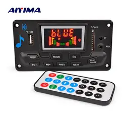 AIYIMA 12 V 4,2 Bluetooth MP3 декодер аудио модуль спектра Дисплей без потерь APE декодирования Поддержка app EQ FM AUX автомобильные аксессуары