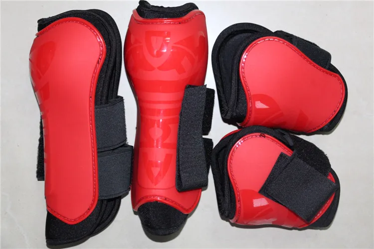 

Aoud Horse Riding Soft TPU Horse Boot 4PCS Equestrian Equipment Horse racing Legging Protector Boots Horse Care Products