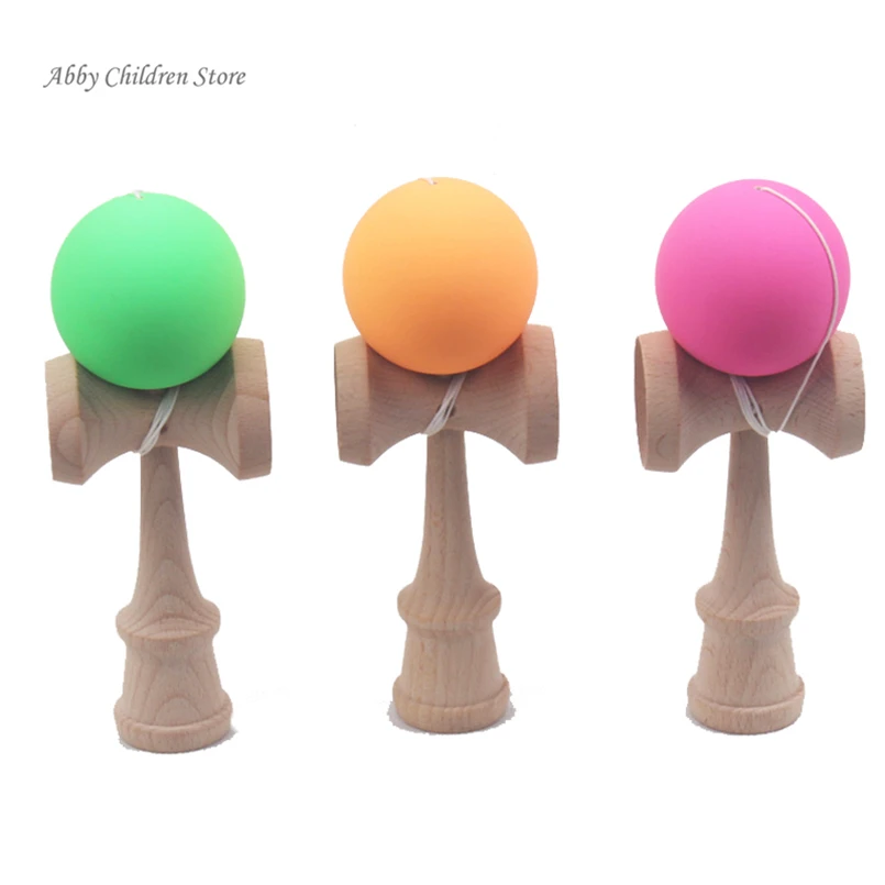 고무 매트 켄 다마 장난감 나무 볼 일본 전통 숙련 게임 저글링 공 toys 어린이 성인 크리스마스 선물 장난감toy