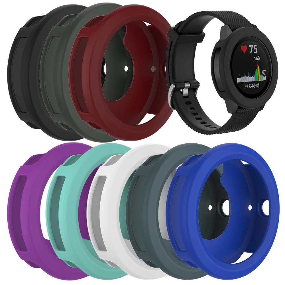 

Protector Cover Case For Garmin vivoactive 3 Silicone Well Fitted Skin Shell Cover for Garmin vivoactive3 Cases