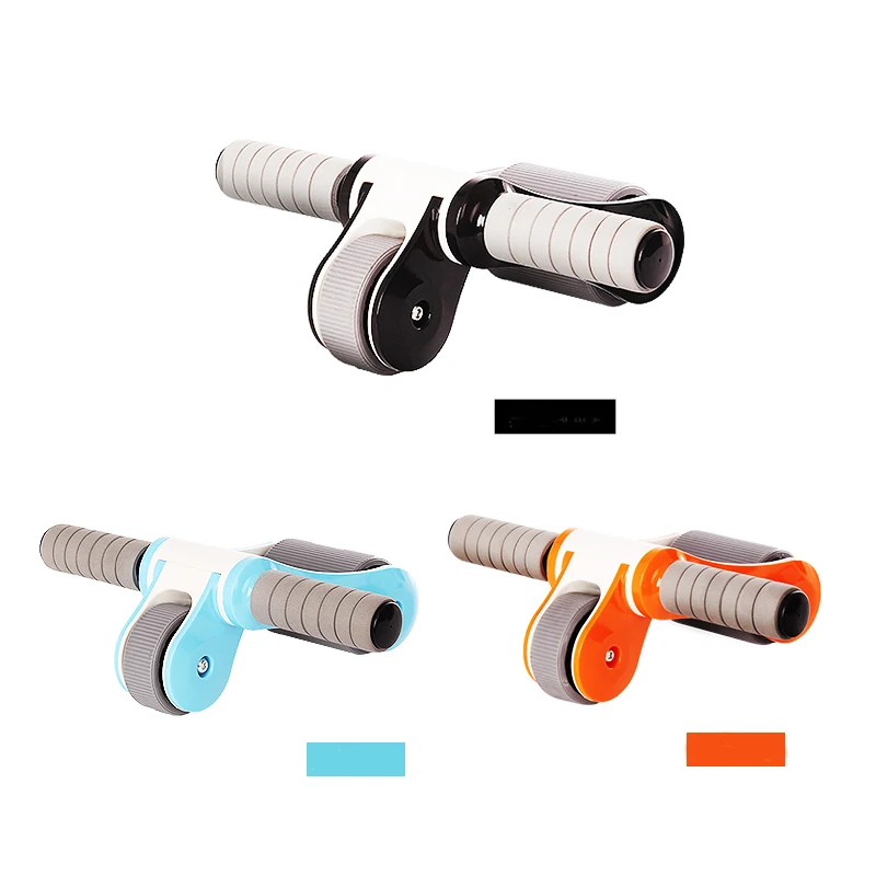 

Foldable Ab Roller Portable Abdominal Wheel Strengthen Core Muscle Training Equipment With Knee Pad