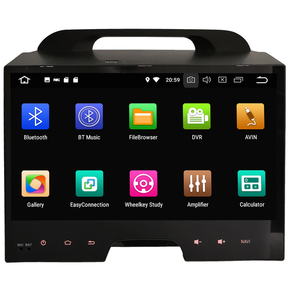 Excellent 10.1" IPS Octa Core 4G WIFI Android 8.1 4GB RAM 64GB ROM RDS Car DVD Multimedia Player Radio Stereo For Kia Sportage R 2010-2015 1