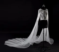 In Stock Lace Wedding Jackets Shawls 2018 Wedding Accessories Ivory Bridal Bolero for Spring Summer Free Shipping