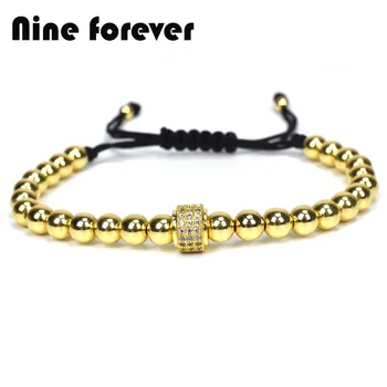 

Nine forever Braiding charms watch Bracelet men jewelry beads Bracelets for women pulseira masculina feminina bileklik