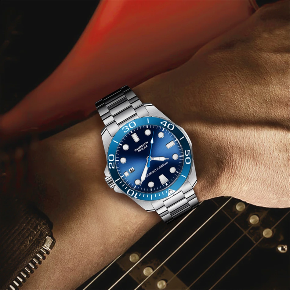 PAGANI designs новые спортивные деловые мужские часы из нержавеющей стали Роскошные Брендовые мужские модные механические часы Прямая поставка