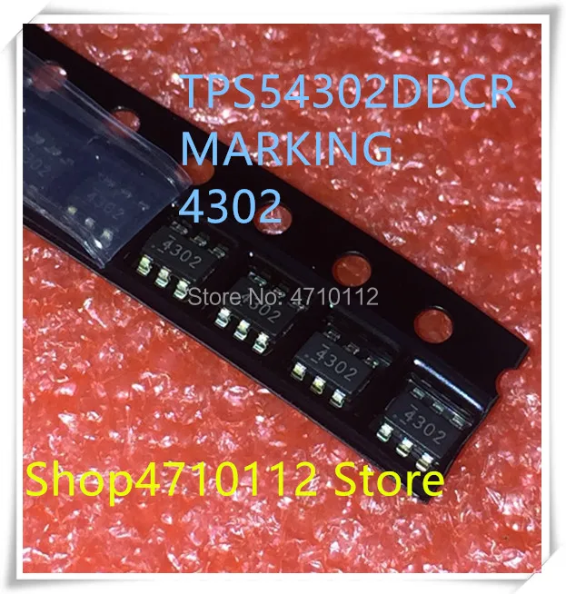 NEW 10PCS LOT TPS54302DDCR TPS54302DDCT TPS54302 MARKING 4302 SOT23 6 IC