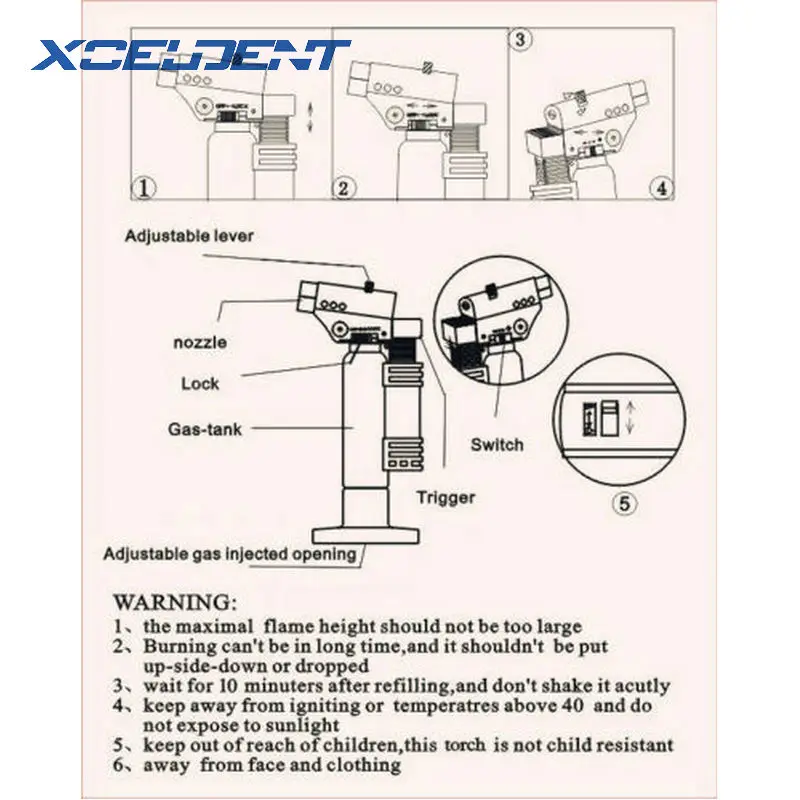 Dental Butane Gas Micro Torch Burner Welding Soldering Gun Lighter Flame Welder Windproof Fire Source Dental Lab Instrument Dental Lab Mechanic Aquipment Consumables Aliexpress