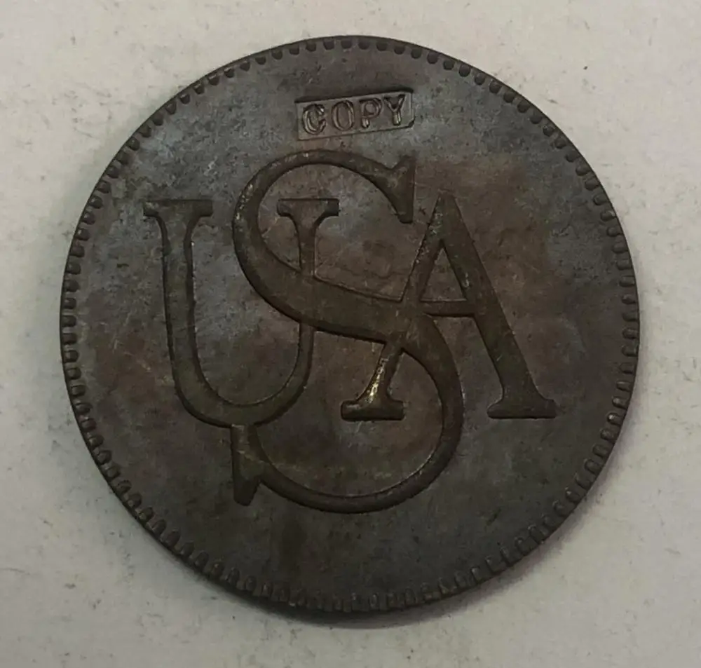 

US Bar copper Coin Copy