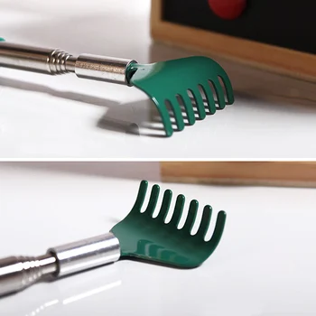 

Extendable Back Scratcher Stainless Steel Telescopic Anti Itch Flexible Claw Extender Backscratcher EK-New