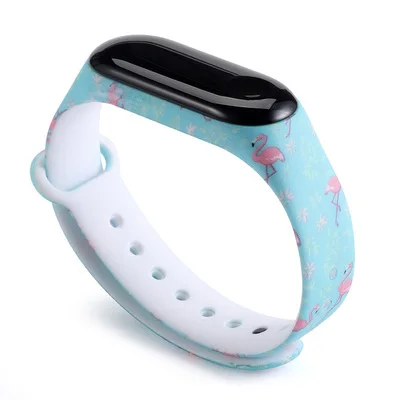 1 VSKEY 10 шт. для Xiaomi Mi Band 4 силиконовый браслет ремешок Смарт ремешок для Xiaomi Mi Band 3 - Цвет: 1