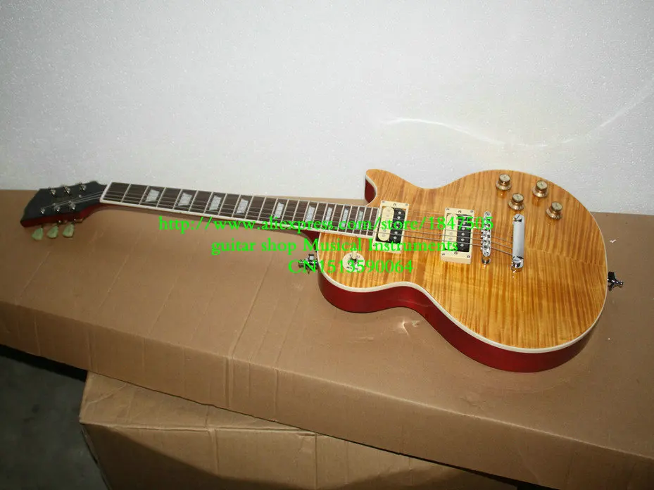 

Free Shipping Slash Appetite Natural yellow burst Guitar SLASH electric guitar