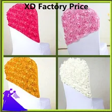 Горячая распродажа! 50 шт. Розовая атласная накидка для стула на стул для свадебной церемонии пояса спандекс лайкра накидка для стула