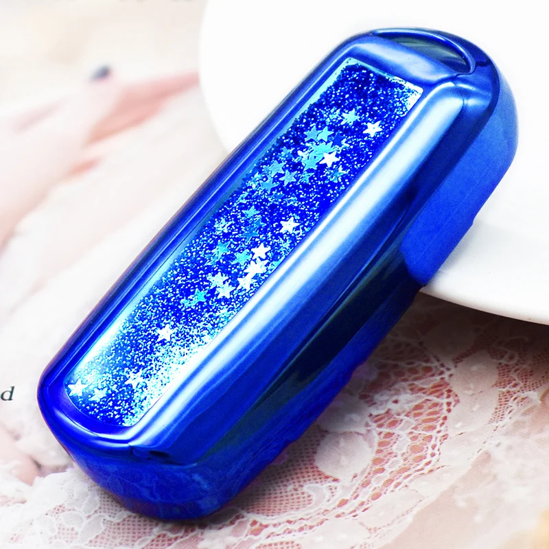 

New Quicksand TPU Car Key Case Cover for Mazda 6 Mazda 3 2014 2015 CX-5 CX-7 CX-9 car key shell fits Mazda 323 626 Familia CX-3