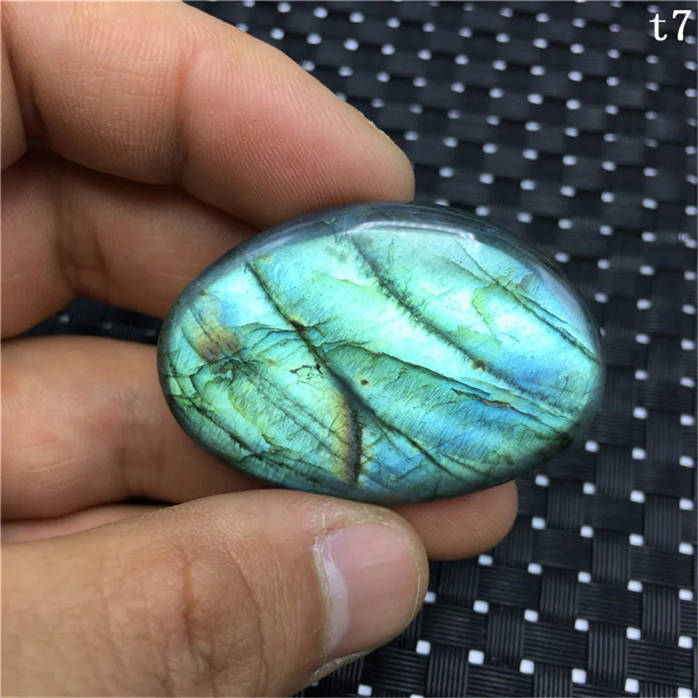 

Druzy Natural LABRADORITE Crystal Healing Smooth Soap Shape Polishing MoonStone Beautiful Flow Light