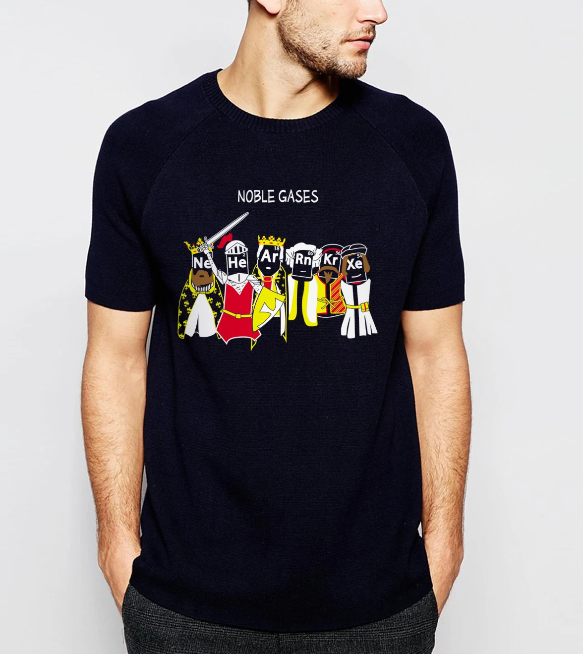 

Lasting Charm The Big Bang Theory Science Noble Gases King Sports T Shirts Streetwear Short Sleeve O-Neck Men Sports T-shirts